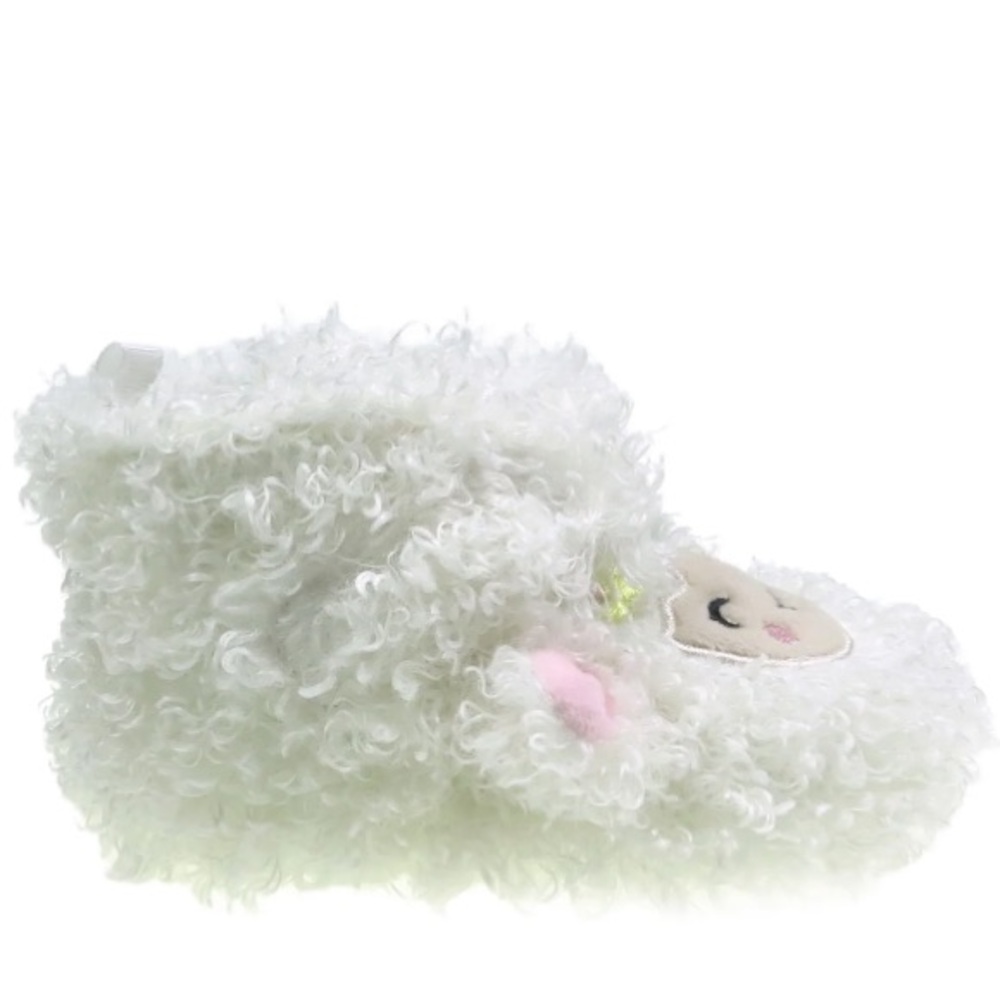 BABY GIRL Llama Bootie Slippers Size 3, 4, and 5 Infant - NWT 🦙🤍 - Picture 2 of 4